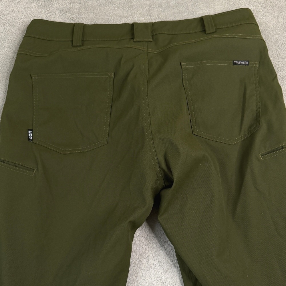 Truewerk T1 Werkpants Mens 38x36 Olive Green Technical Work Pants RN147752 - Picture 11 of 11